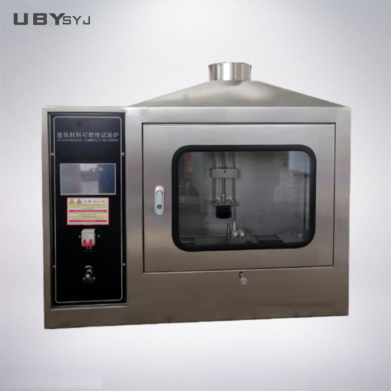 DIN 4102 Compliant Flame Spread Tester with 20 mm Flame Length and PLC Control for Building Material Fire Testing