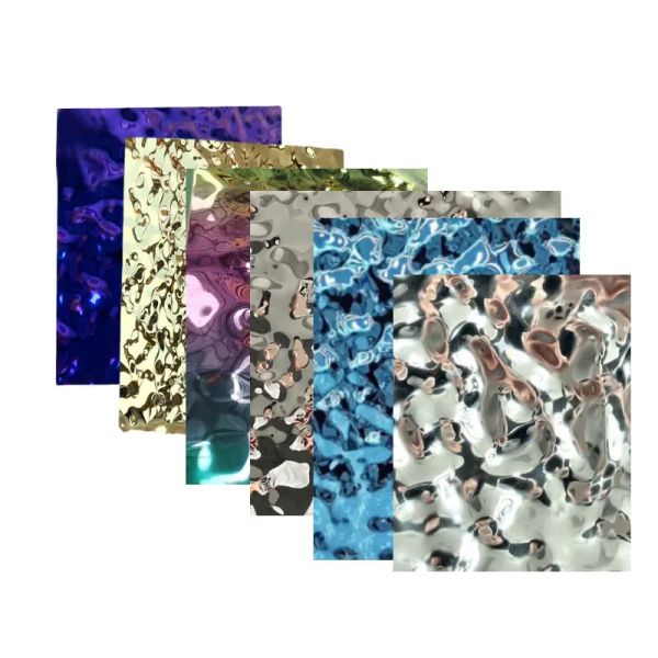 Thickness 0.3 Mm – 3.0 Mm Water Ripple Stainless Steel Sheets High Durability