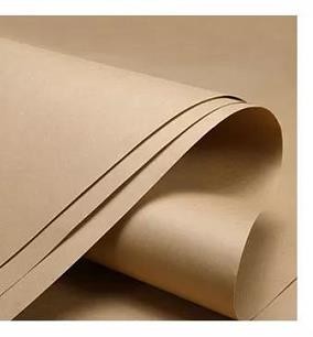 Eco Brown Flower Wrapping Paper , Uncoated Brown Kraft Paper Gift Wrap