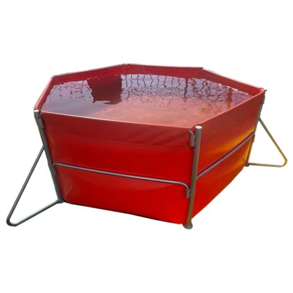 Customizable PVC Fish Pond with Drainage Valve and Weather-Resistant Pump Included