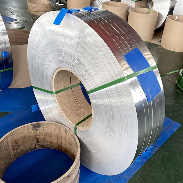 Silvery White Aluminum Strip Coil Featuring Marks Material and Elongation 8 to 35 Percent Ideal Choice for Metal Processing