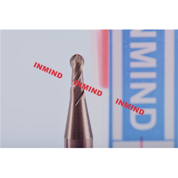 0.1mm - 0.9mm Carbide Micro End Mill with TiSiN Coating High Hardness