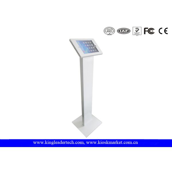 Floor Standing Temper-resistant Ipad Security Kiosk Mount