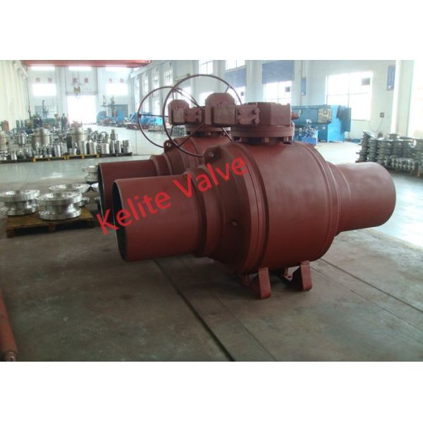 Fire Safety Welded Body Ball Valve Forging Material Extended Bonnet