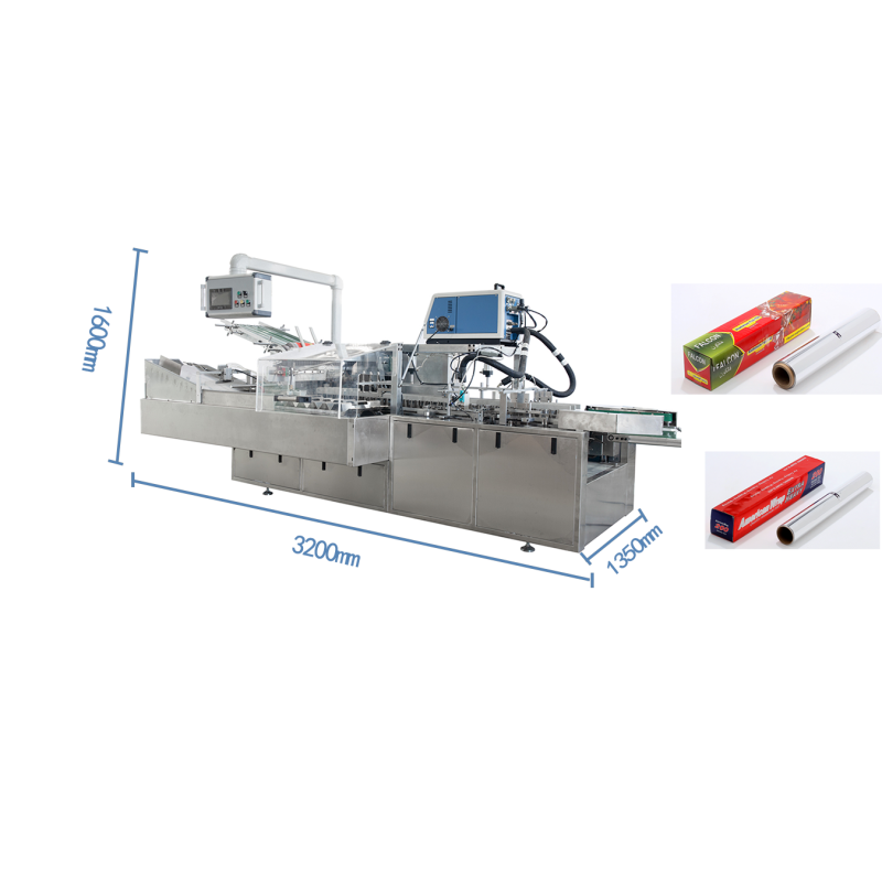 High Speed Air Pressure 0.7mpa Aluminum Foil Box Packing Machine for Bulk Orders