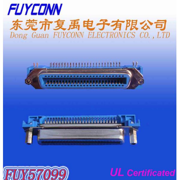 14 24 36 50Pin Centronic Champ PCB DIP Type Right Angle Female reversered Connector with board lock