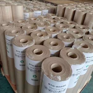 Cheap Heavy Duty Floor Protection Paper Roll Waterproof Recycled For Construction for sale