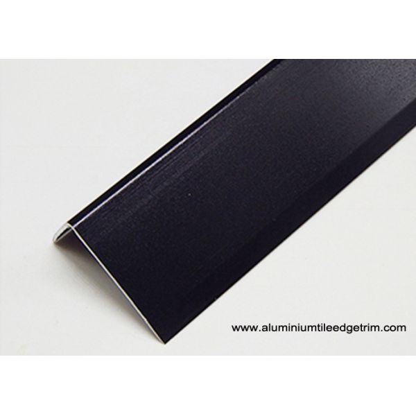 Anodized Effect Angle Shaped Aluminium Floor Trims For Home / Drywall / Countertops