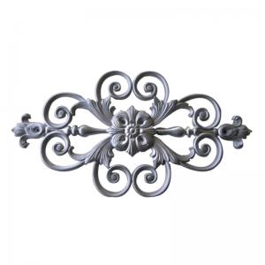 Cheap Decorative Cast Iron Fence Parts / Rosettes Ornament Cast Iron Gate Panels for sale