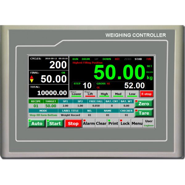 Medicine Bottle Filling Machine Indicator, Liquid Filling Weighing Controller CE Certified