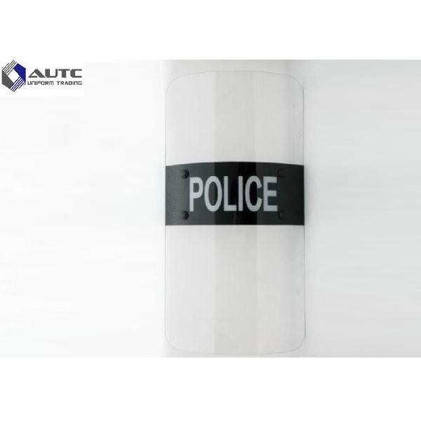 Aluminum Alloy Bulletproof Riot Shield Anti Riot Violence Proof Transparent