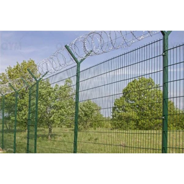 Q195 Or Q235 Prison Barbed Wire Fence Anti Climb Security Fence