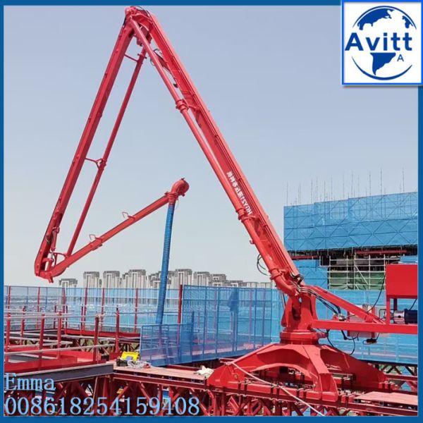 13.5m Boom Placer Concrete Distributing Machine HGY Boom Placer For Concrete Building
