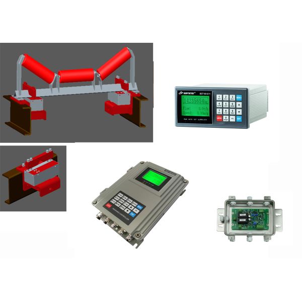 Multifunction Wall Mounted LCD Display Conveyor Belt Weighing System