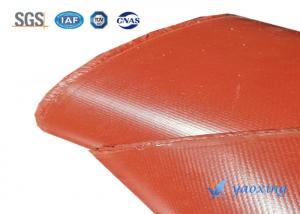 Cheap 500℉ Corrosion Resistance  Doubel Sides Coated Fiberglass Silicone Fabric for sale