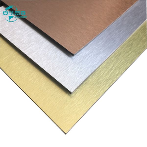 ISO14001 Brushed ACP Fire Retardant Aluminium Composite Panel For Construction