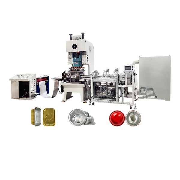 11KW High Safety Level Automatic Aluminum Foil Container Making Machine for Food Tray