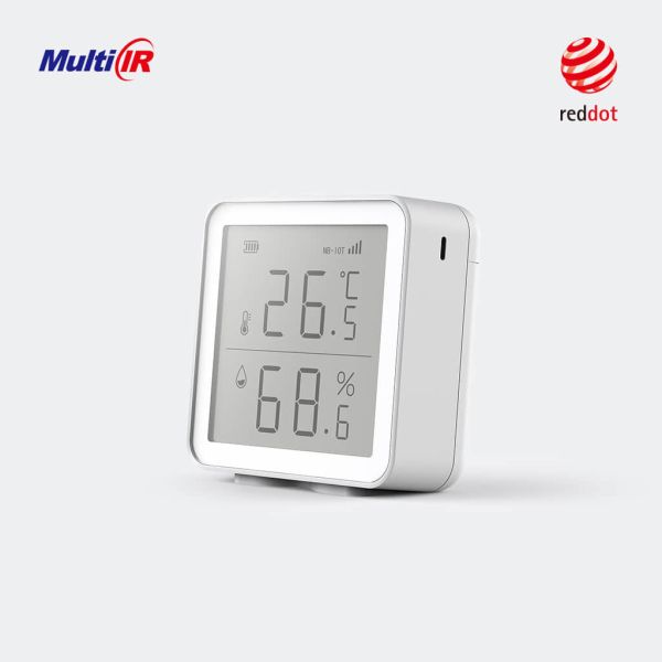 2.4G WiFi Temperature Humidity Sensor 250mA Wireless Temp Humidity Sensor 64*64*28mm