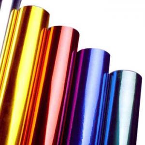 Cheap Multi Colors Hot Stamping Foil Rolls for Plastics Glass Metallic Products for sale