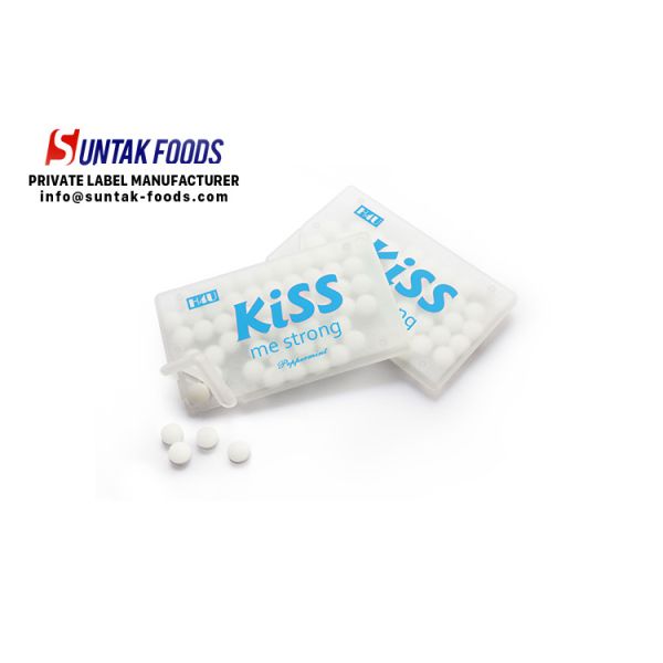 Sugar Free Peppermint Candy Healthy , Low Calorie Sugarless Hard Candy