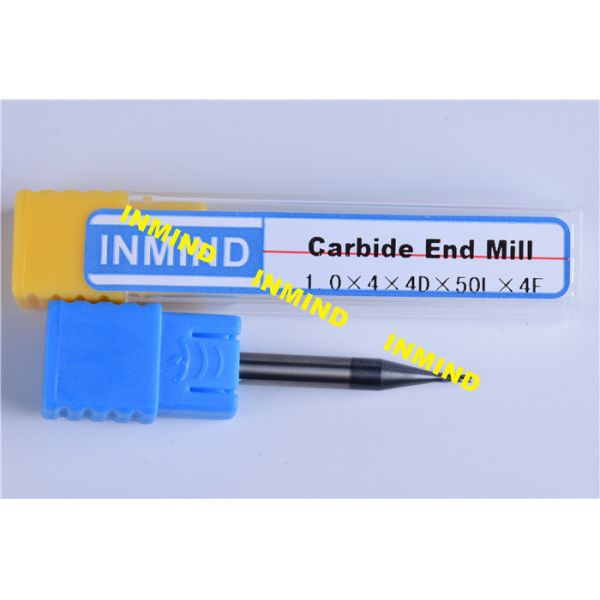 2 Flute TiSiN Coating Micro End Mill For Stainless Steel / Cast Iron