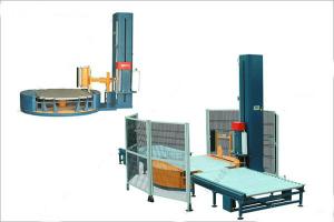 Cheap Automatic pallet stretch wrappers shrink packaging equipment for industries Liquid food for sale
