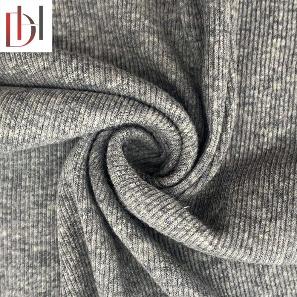 Customized Jacquard Fabric 90% Cotton 10% Wool Knitted Jacquard Fabric