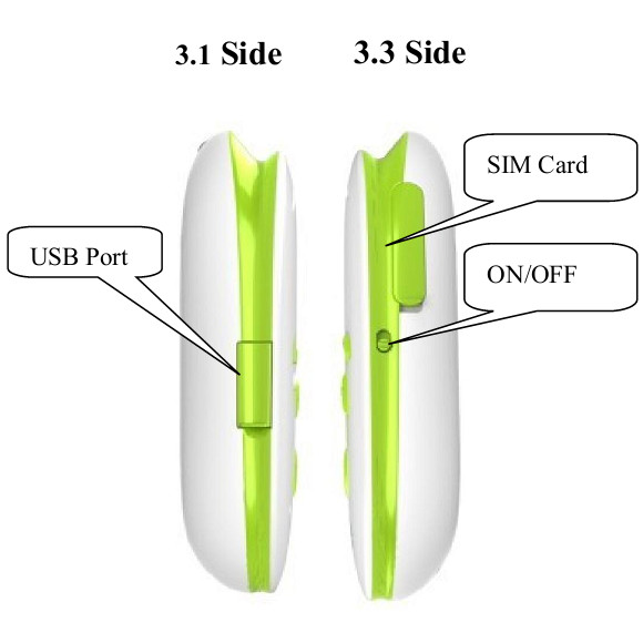 GPS302 Kids Child Elderly Safety Mini GPS SMS Tracker W/ SOS Button & 2-Way Communication