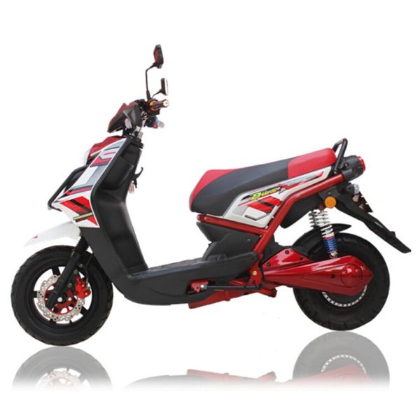 1500W Red Electrical Motorcycle 300Kgs Loading Electric Sports Motorcycle