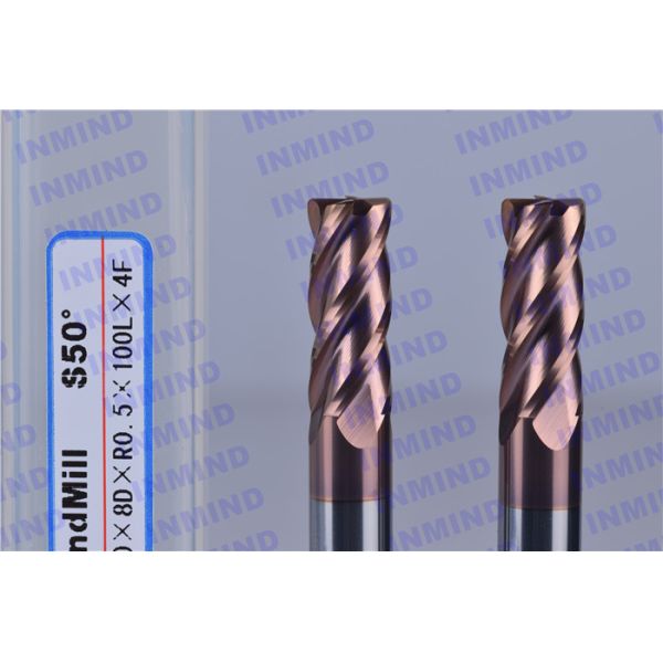 10mm Dia Corner Radius End Mill Cutter / Corner Rounding Tool For Grinding Machine