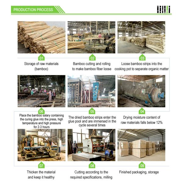Durable Hardwood Bamboo Deck Tiles Corrosion Resistance For Outdoor Gazebo