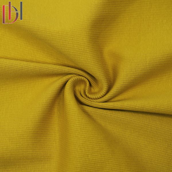 95% Cotton 5% Spandex Fabric 280gsm Eco Friendly Tricot Knitted Fabric