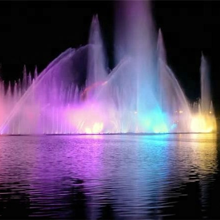 Outdoor Musical Floating Fountain High Spray Garden Water Fountain