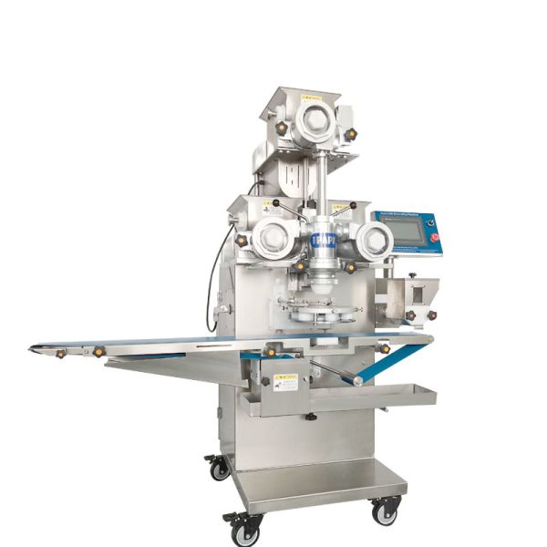 P170 Spiral Type Cookie Biscuits Automatic Double Filling Encrusting Machine