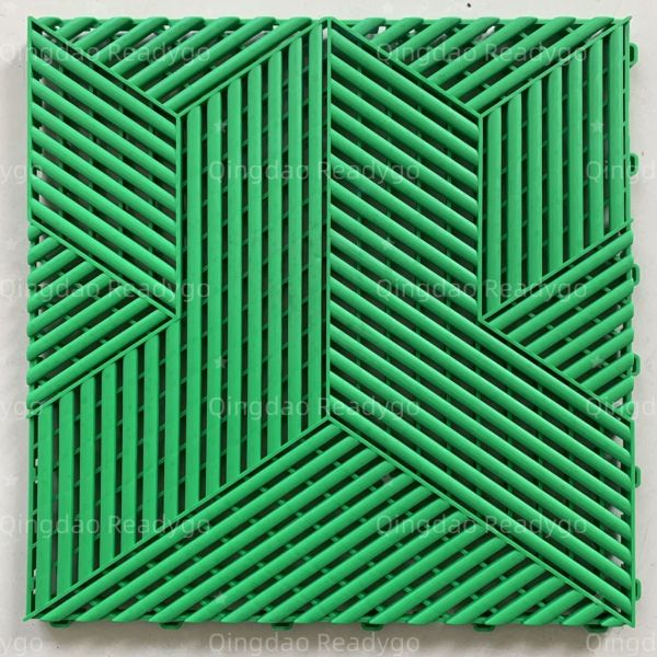 400*400mm Interlocking Workshop Floor Tiles 3D Tile Flooring For Garage