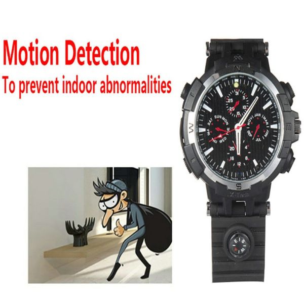 Y31 16GB 720P WIFI IP Spy Watch Hidden Camera Recorder IR Night Vision Home Security Wireless Remote Video Monitoring
