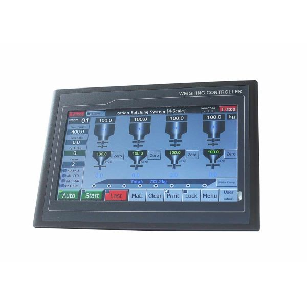 2 Material Ration Batching Controller , Digital Weight Indicator Controller