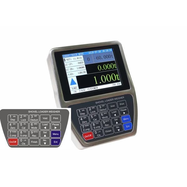 Shovel Loader Weighing Indicator Controller 400Hz Sampling Frequency
