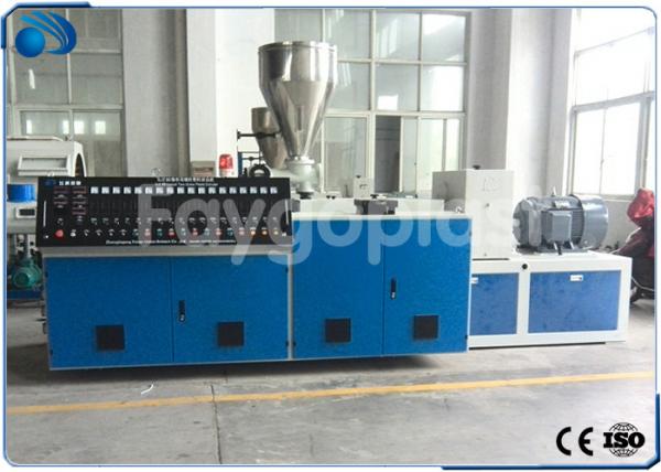 Quality Twin Screw Plastic Extruder Machine Extrusion Line For Plastic Tube / PVC Pipe wholesale