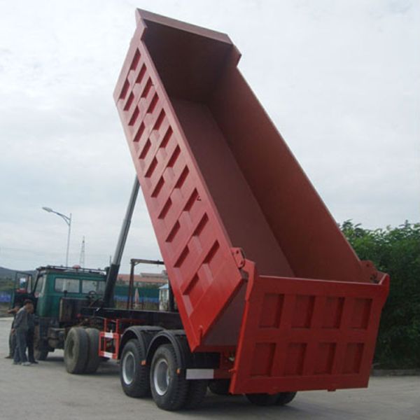 Mining / Construction Semi Trailer Tipper Truck