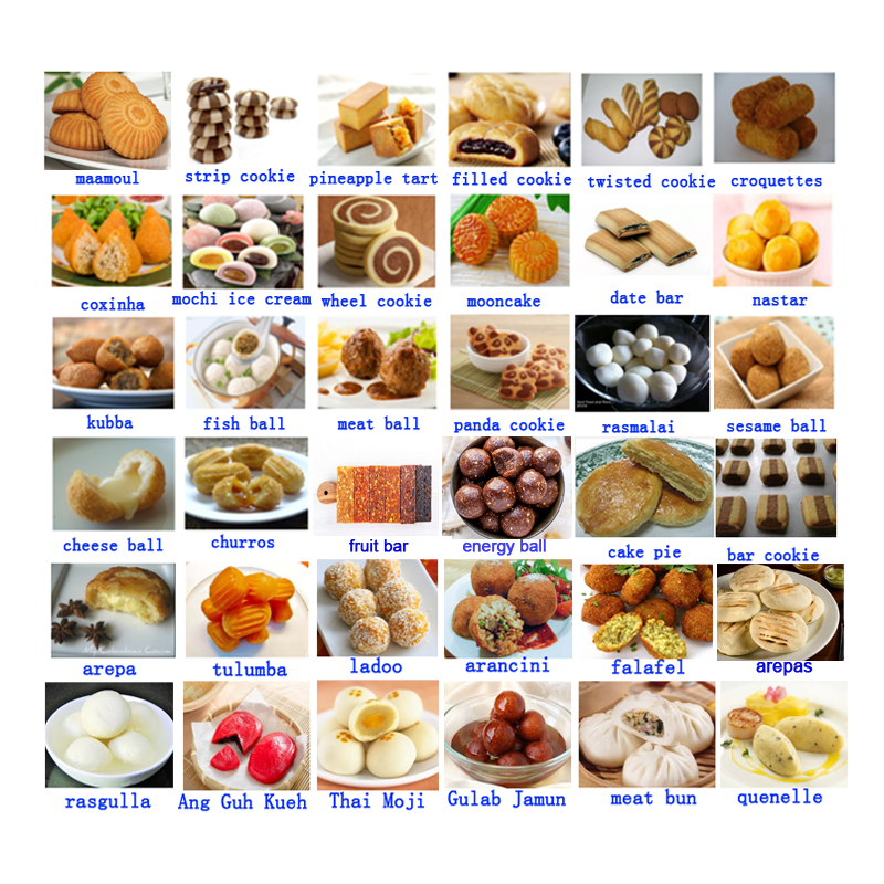 P170 Gear Pump Type Chocolate Jam Peanut Butter Stuffed Automatic Double Filling Encrusting Machine