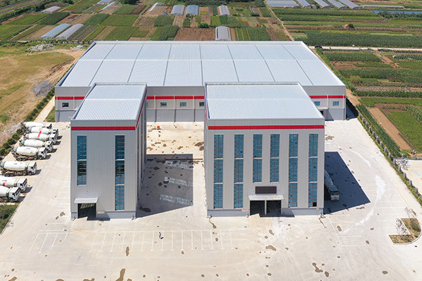 High strength Pre Built Steel Buildings Hot Dip Galvanized Painted