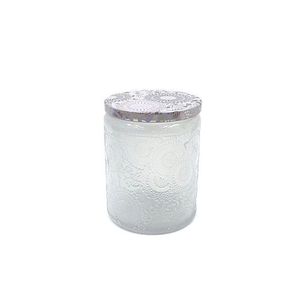 9.5cm*10.8cm Glass Carving Decorative Candle Holders