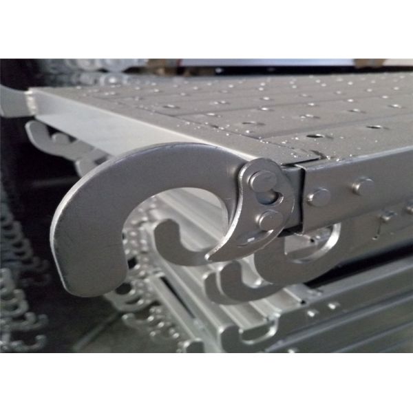 Eco - Friendly Galvanized Steel Scaffold Planks Strong Bearing Capacity