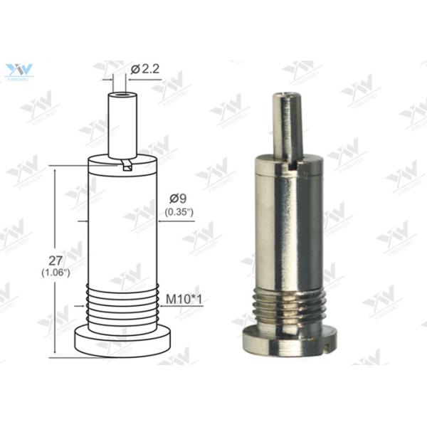 Two - Parts Lock Cable Grippers M 10 Thread Side Exit Customized Finish Color