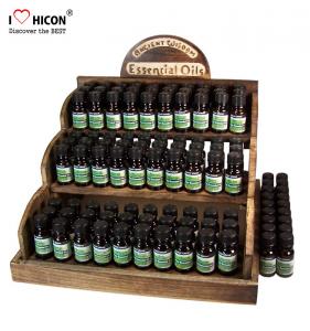 Cheap Counter Display Rack Fragrance Wooden Essential Oil Display Rack for sale