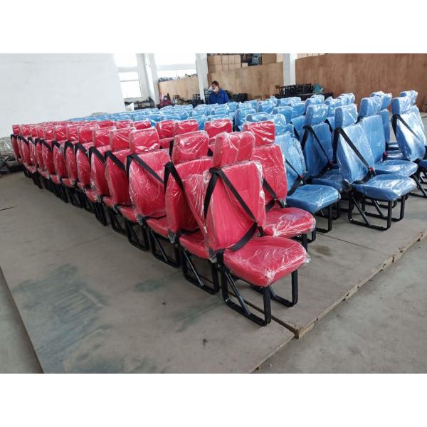 Commercial Ambulance Seats Increased Comfort Long Lever Artificial Leather