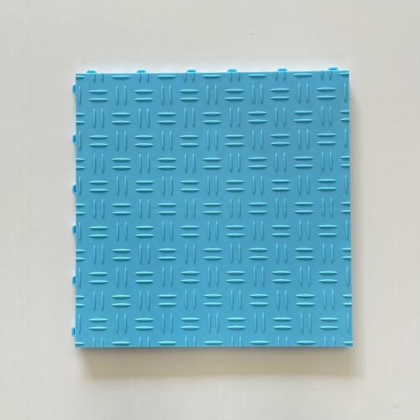 Impact Resistant Garagetrac Flooring 18mm Diamond Tread Garage Tiles