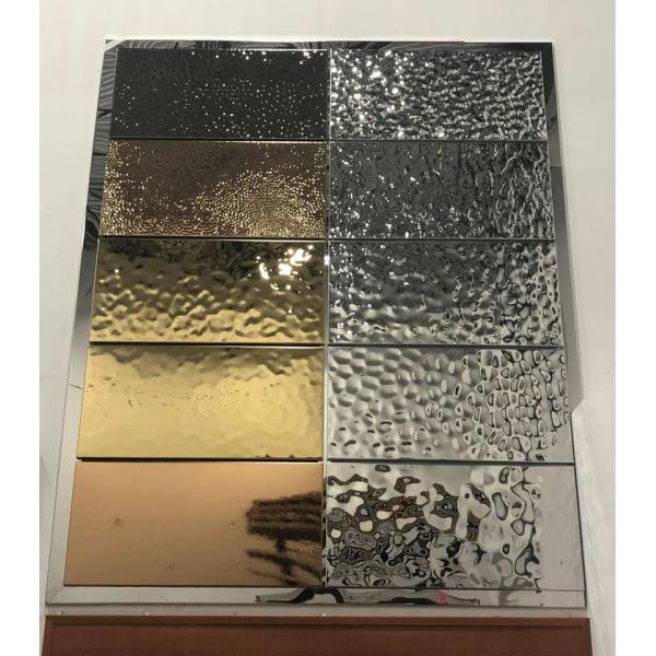 Elegant Stainless Steel Kitchen Backsplash Ripple Panel Durable Stylish Wave Design