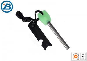 China Field Camping Survival Tool Magnesium Fire Starter Handle Magnesium Flint Bar on sale